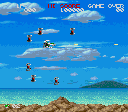 Darius Twin (Japan) In game screenshot